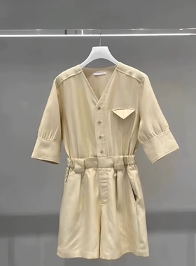 正品2H2P702-23  D大23夏2 2599  浅黄 丝绵连体短裤