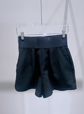 正品3H2Q124-23 D小23夏6 835W 黑色  松紧腰 短裤