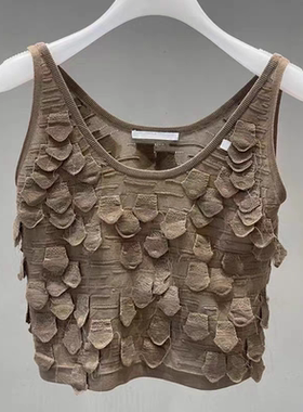 正品2I2E105-240 D大24夏6 1799W 白色 针织飘片吊带背心