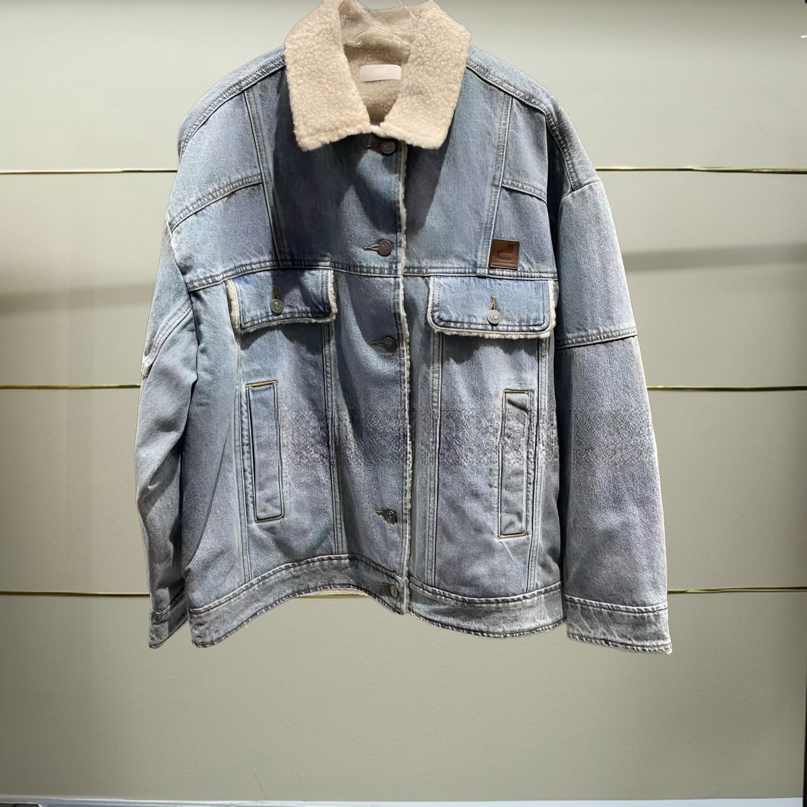 壹正品24冬两色牛仔外套3I4RB19-240 原1990