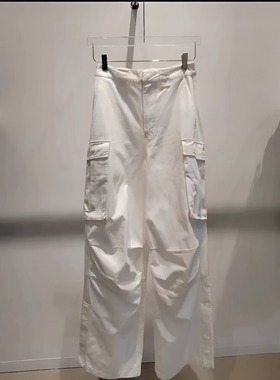 正品3H2Q404-23 D小 23夏3 1290W 漂白色/绿色 工装裤 长裤