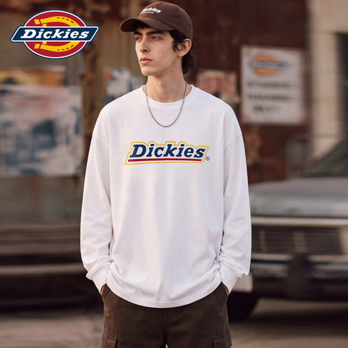 Dickies男士秋季潮牌美式长袖T恤