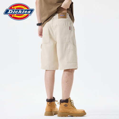 Dickies美式水洗复古牛仔短裤