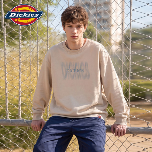 Dickies男秋季休闲潮牌圆领卫衣