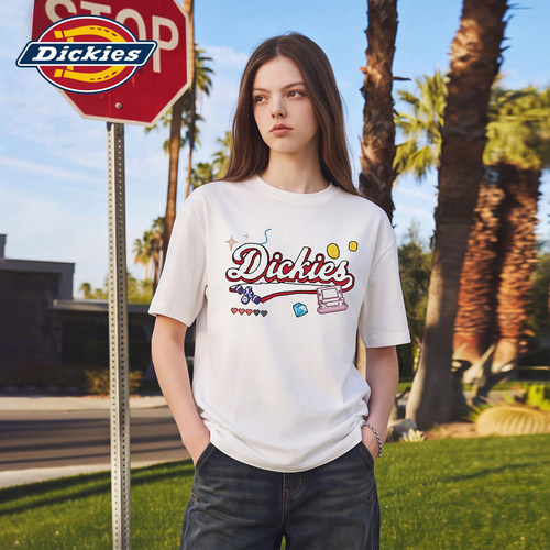 Dickies帝酷适字母短袖T恤女
