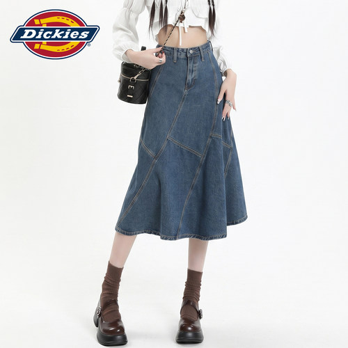 Dickies帝酷适美式拼接半身裙女Y