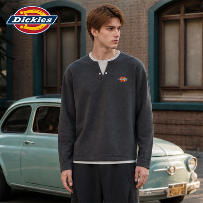 Dickies男士2026年亨利领卫衣