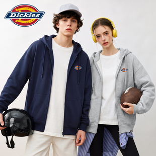 Dickies卫衣男款2026新款重磅男士拉链开衫外套春秋季情侣装帽衫A