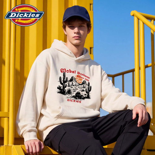 Dickies男秋季美式休闲连帽卫衣