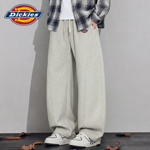 Dickies美式宽松阔腿弯刀卫裤