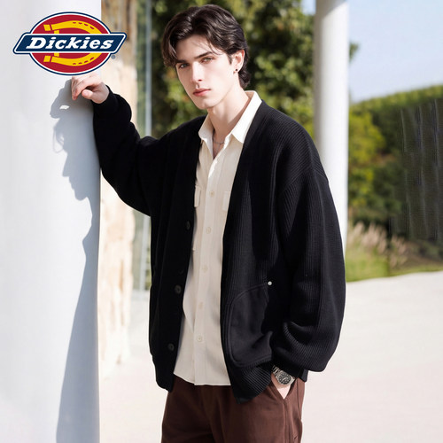 Dickies男秋季休闲宽松毛衣外套