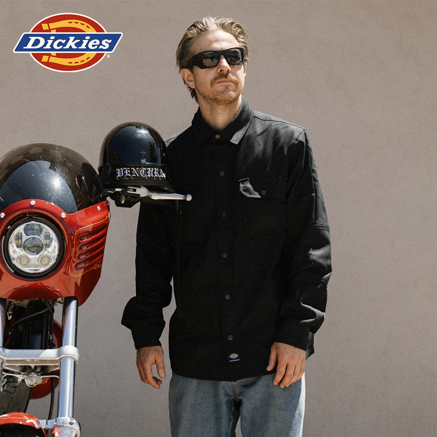 Dickies帝酷适x MIKE ANDERSON滑手签名款 翻盖口袋休闲工装夹克,男装,夹克,淘宝优惠券,粉丝福利购,淘宝优惠卷