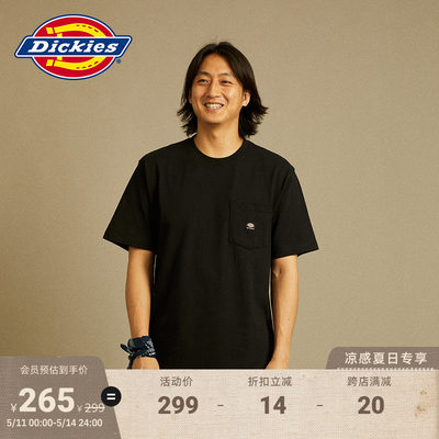 Dickies工装风男女情侣短袖T恤