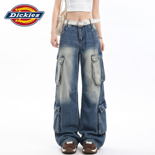 Dickies帝酷适美式工装牛仔裤女Y