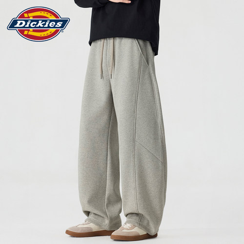 Dickies拼接系绳垂感针织卫裤