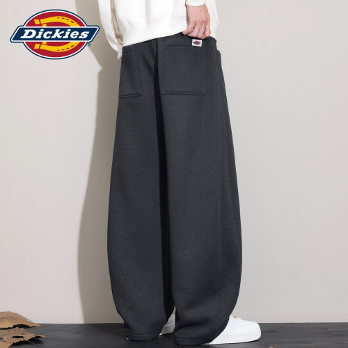 Dickies抽绳拼接弯刀针织卫裤
