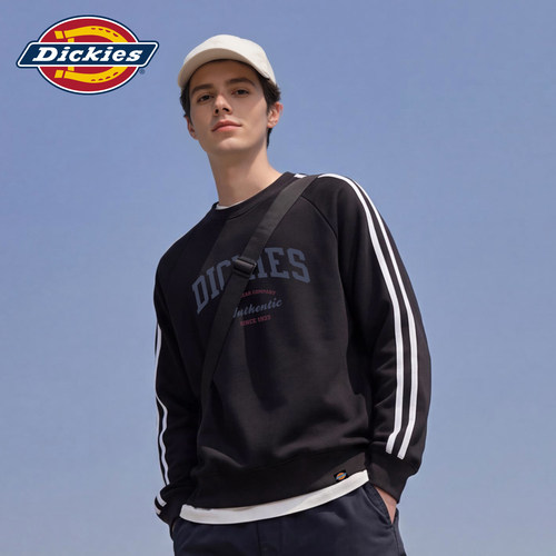 Dickies美式圆领撞色卫衣男款