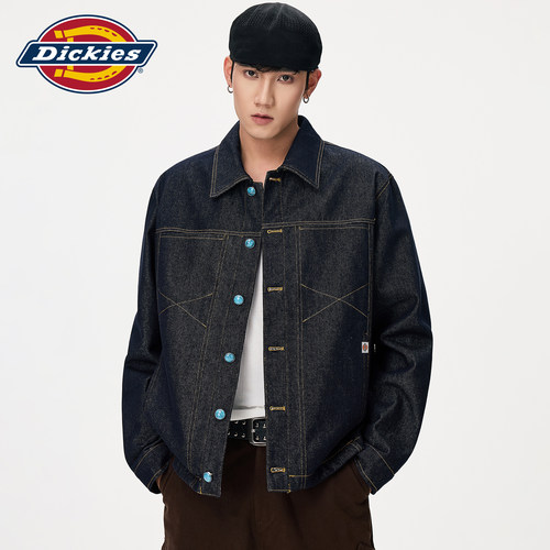 Dickies男秋季宽松工装牛仔外套