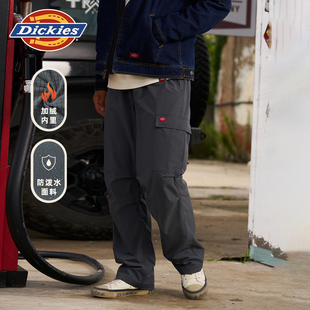 Dickies帝酷适25秋冬新款加绒内里口袋休闲裤防泼水材质男女情侣