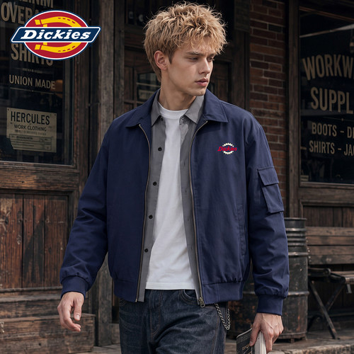 Dickies简约印花开衫夹克外套