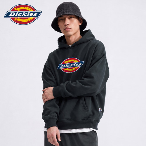 Dickies经典印花连帽长袖卫衣