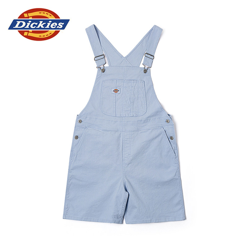 Dickies帝酷适26春夏休闲帆布背带女式短裤多口袋设计可调节肩带J - dickies官方旗舰店出品