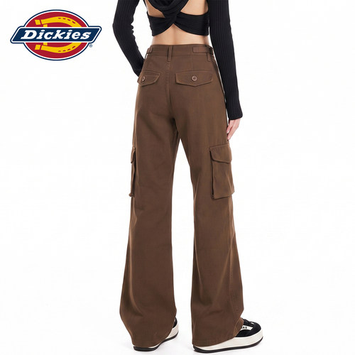 Dickies帝酷适工装微喇牛仔裤女Y