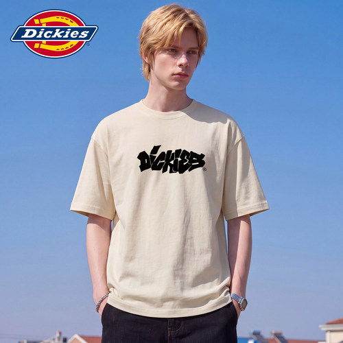 Dickies薄款宽松字母印花短袖T恤