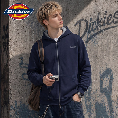 Dickies美式连帽拉链卫衣外套
