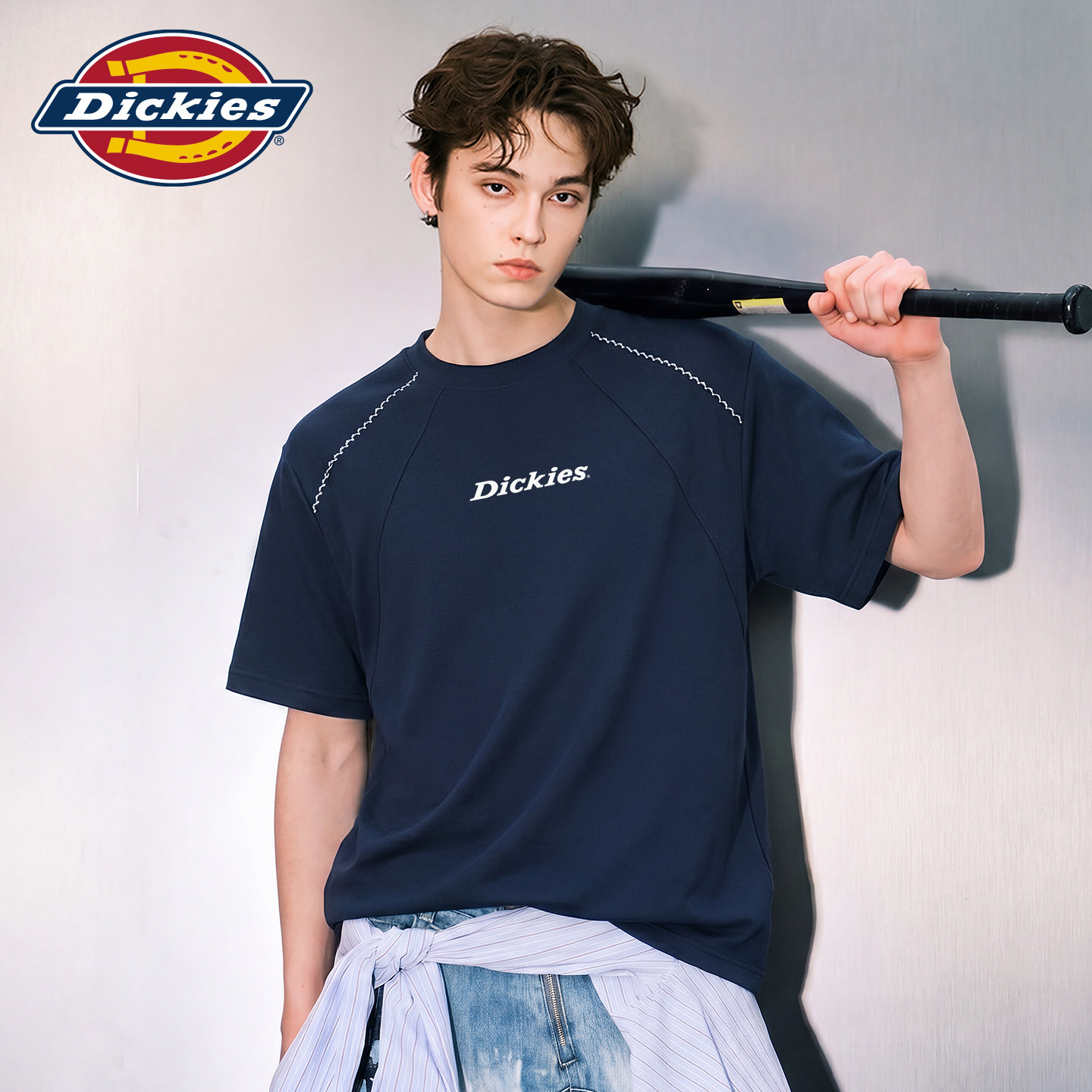 dickies撞色设计感美式短袖图片
