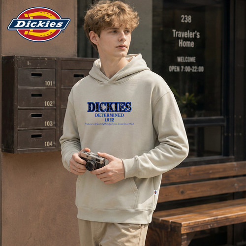 Dickies字母创意印花套头卫衣衫