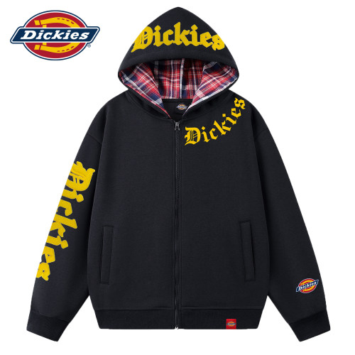 Dickies毛巾绣拉链开衫连帽卫衣