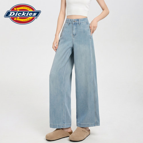 Dickies帝酷适天丝九分牛仔裤女Y