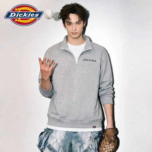 Dickies半拉链男士立领外套