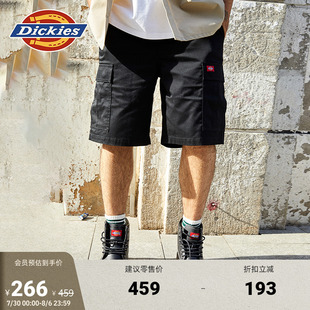 Dickies 寬松多口袋休閑工裝 短褲 男女情侶 內腰抽繩春夏款