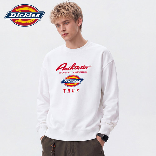Dickies字母印花长袖套头卫衣