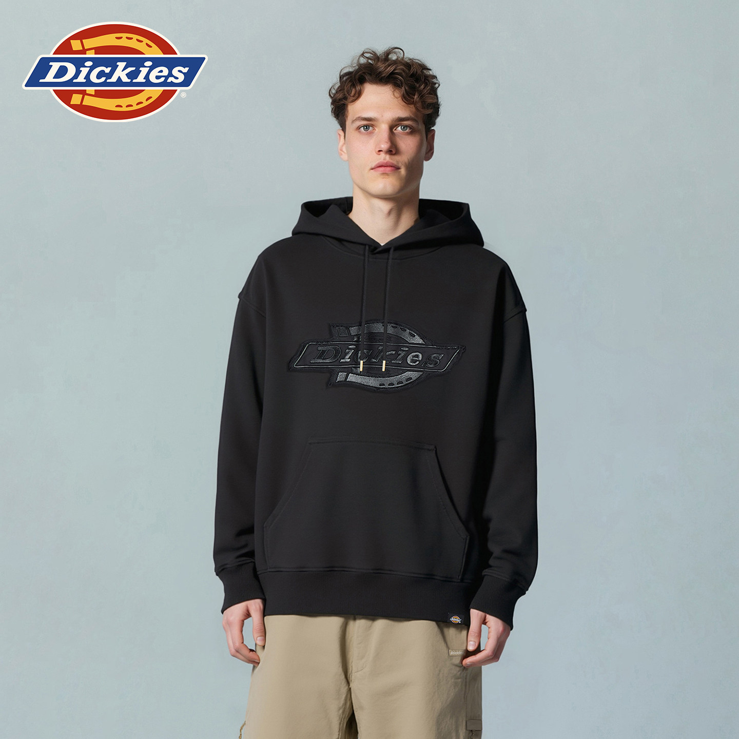 Dickies帝酷适25秋冬新贴布刺绣设计大Logo重磅连帽卫衣男女情侣,男装,卫衣,淘宝优惠券,粉丝福利购,淘宝优惠卷