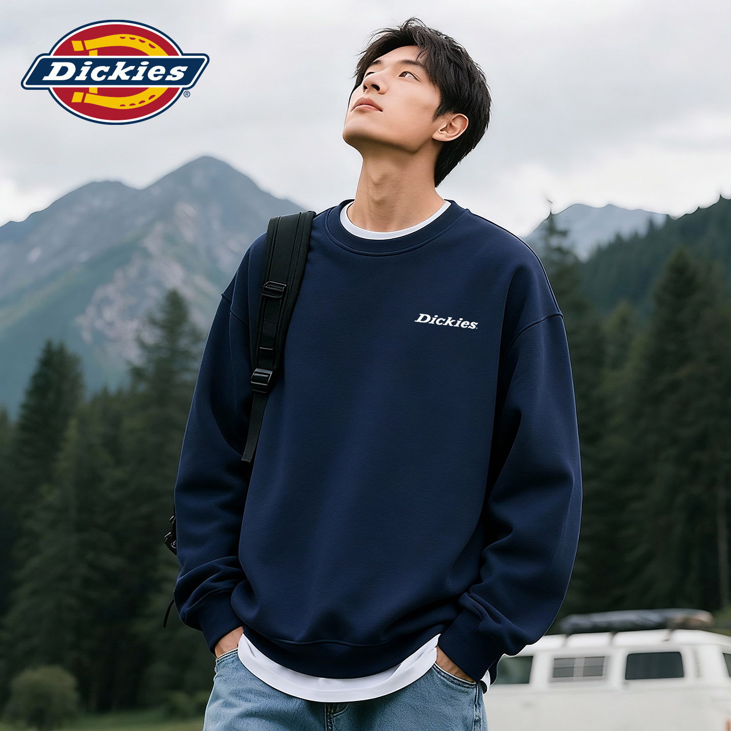 Dickies美式卫衣圆领秋季新款图片