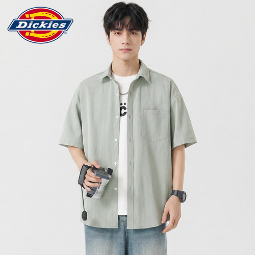 Dickies简约百搭短袖衬衫男士