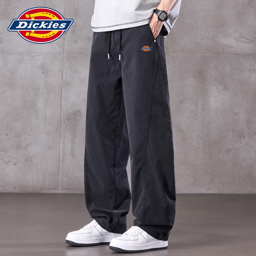 Dickies新款宽松直筒抽绳休闲裤