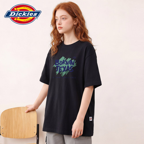 Dickies字母印花高级休闲短袖T恤