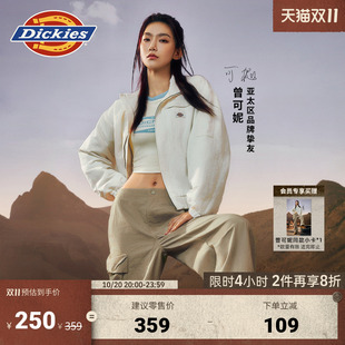 女式 Dickies25秋冬新款 印花插肩袖 修身 T恤 长袖 曾可妮同款