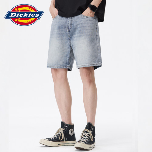 Dickies美式水洗牛仔五分短裤