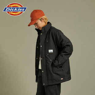 Dickies帝酷适秋冬立领工装男女情侣休闲棉服拉链保暖外套