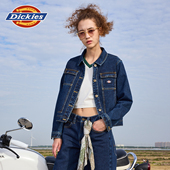 牛仔夹克外套多口袋J Dickies帝酷适26春秋女士工装 曾可妮同款
