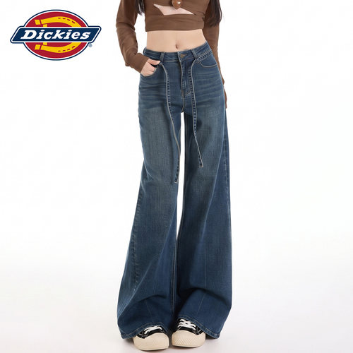 Dickies帝酷适美式微喇牛仔裤女Y