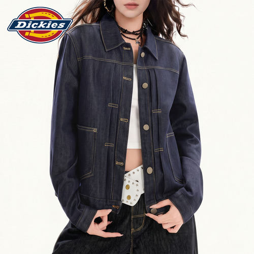 Dickies帝酷适复古风牛仔外套女Y