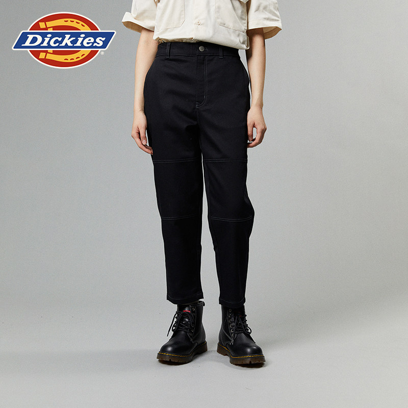 Dickies帝酷适2025背后松紧腰头小LOGO女式春夏休闲日常宽松长裤,女装/女士精品,休闲裤,淘宝优惠券,粉丝福利购,淘宝优惠卷