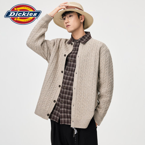 Dickies男秋季潮流针织毛衣外套