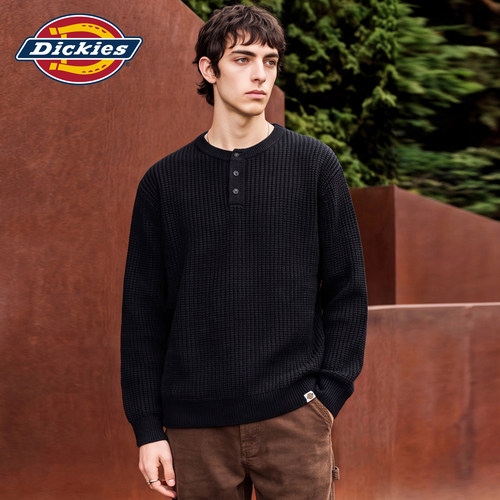 Dickies男秋季美式宽松休闲毛衣